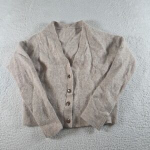 Lululemon Womens Alpaca Wool-Blend Cardigan Sweater Size Medium Button Up